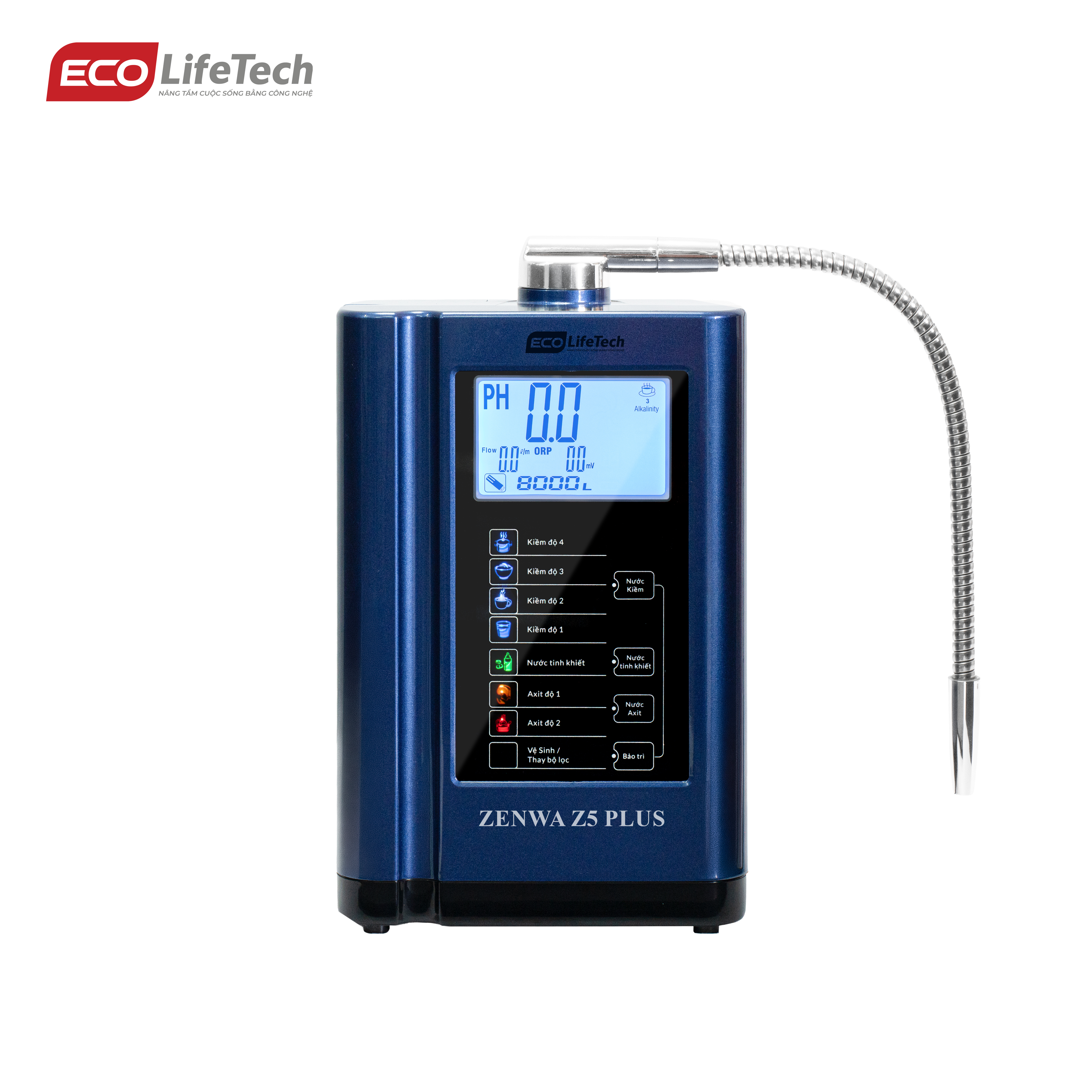 Máy lọc nước điện giải ion kiềm ZENWA PLUS